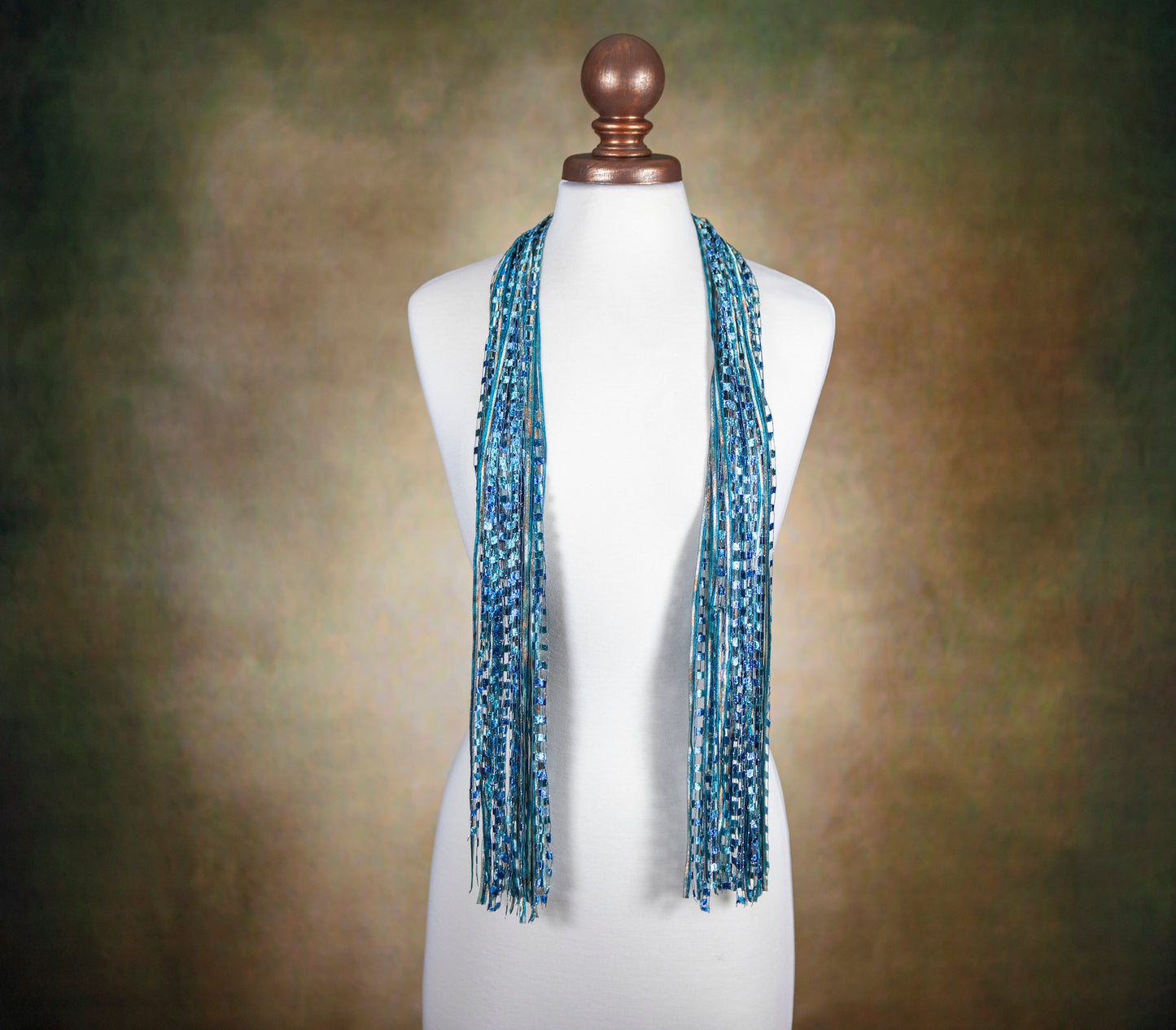 Fringe Italian Ribbon Scarf